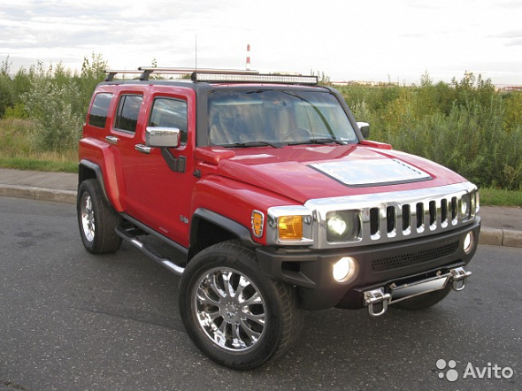 Hummer h3 розовый